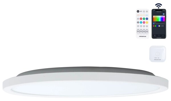 Aigostar - LED RGBW Stmívatelné stropní svítidlo LED/24W/230V 3000-6500K bílá+DO