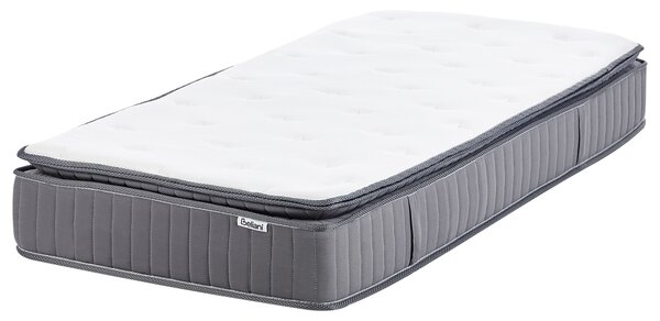 Matrace s gelovou paměťovou pěnou a taštičkovými pružinami PLEASANT H2/3 středně tvrdá 90 x 200 cm