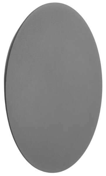Černé kovové nástěnné LED světlo Nova Luce Cyrcle 30 cm