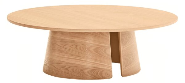 Jasanový kulatý konferenční stolek Teulat Cep 110 cm