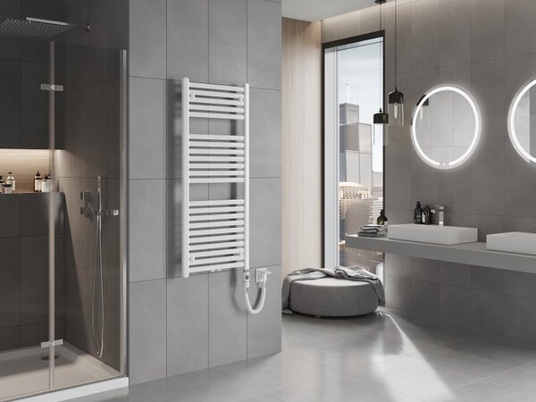 Mexen Hades, elektrické topné těleso 1200 x 500 mm, 600 W, bílá, W104-1200-500-2600-20
