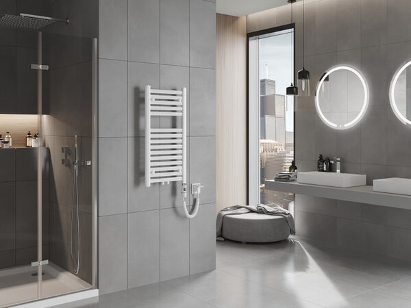 Mexen Hades, elektrické topné těleso 800 x 400 mm, 300 W, bílá, W104-0800-400-2300-20