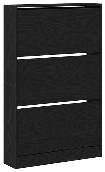 Skříň na obuv 80 x 21 x 125,5 cm Kompozitní dřevo Černý dub