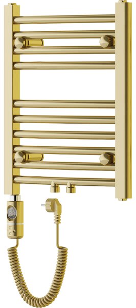 Mexen Ares, elektrické topné těleso 500 x 400 mm, 300 W, zlatá lesklá, W102-0500-400-2300-50