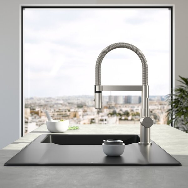 Villeroy & Boch Steel Expert Compact kuchyňská baterie stojící ušlechtilá ocel 927300LC