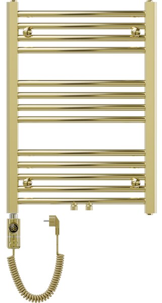 Mexen Ares, elektrické topné těleso 700 x 500 mm, 300 W, zlatá lesklá, W102-0700-500-2300-50