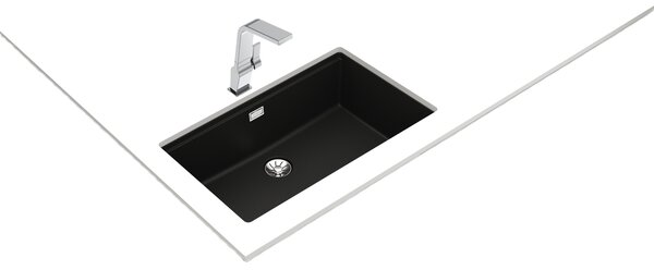 Teka Radea dřez tegranit 102x50.5 cm černá 115230054