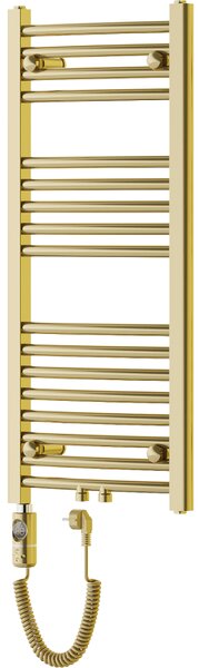 Mexen Ares, elektrické topné těleso 900 x 400 mm, 300 W, zlatá lesklá, W102-0900-400-2300-50