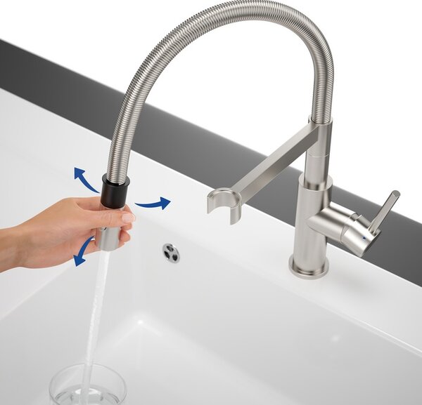 Villeroy & Boch Steel Expert Compact kuchyňská baterie stojící ušlechtilá ocel 927300LC