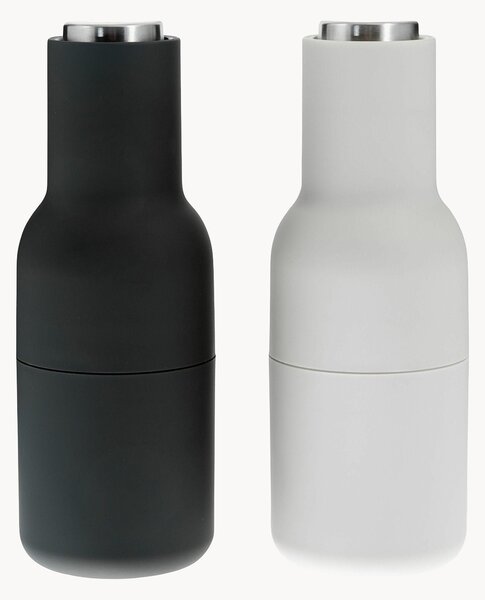 Sada mlýnků na'sůl a pepř s víčky z nerezové oceli Bottle Grinder, 2 díly