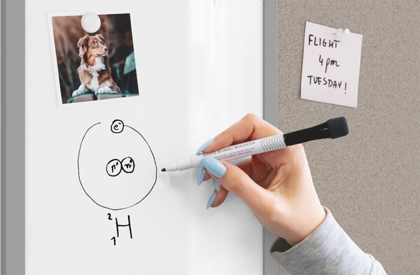 Allboards,Tabule COMBI -šedý korek a magnetická bílá 60x40 s šedým lakovaným dřevěným rámem,TMK64GREY