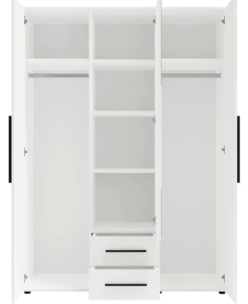 Kombinovaná šatní skříň 150 cm ANDELINA - kašmír