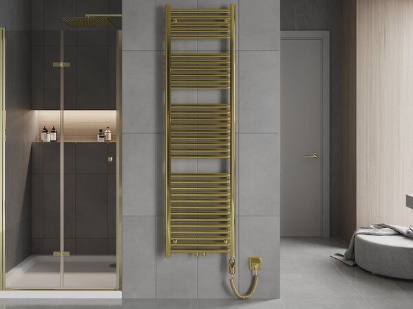 Mexen Hades, elektrické topné těleso 1800 x 500 mm, 900 W, zlatá lesklá, W104-1800-500-2900-50