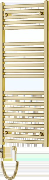 Mexen Helios, elektrické topné těleso 1200 x 500 mm, 600 W, zlatá lesklá, W103-1200-500-2600-50