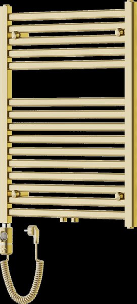 Mexen Hades, elektrické topné těleso 800 x 600 mm, 600 W, zlatá lesklá, W104-0800-600-2600-50