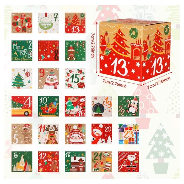 Adventní kalendář BOXMAS DIY, 24 krabiček