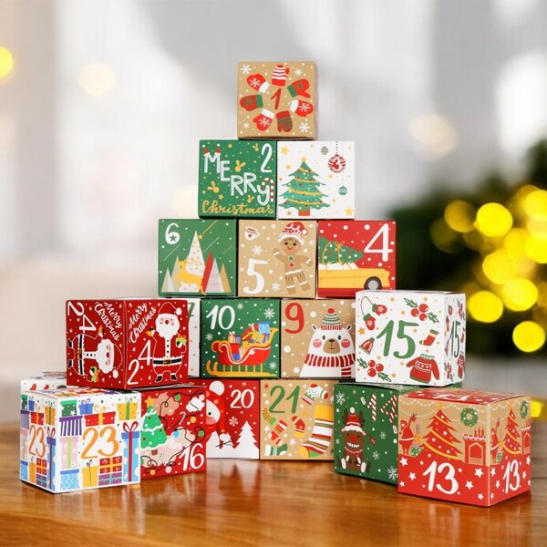 Adventní kalendář BOXMAS DIY, 24 krabiček
