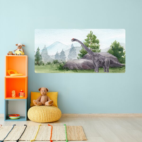 PIPPER. Samolepící textilní tapeta "Dinosaurus"