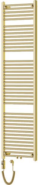 Mexen Mars, elektrické topné těleso 1800 x 500 mm, 600 W, zlatá lesklá, W110-1800-500-2600-50