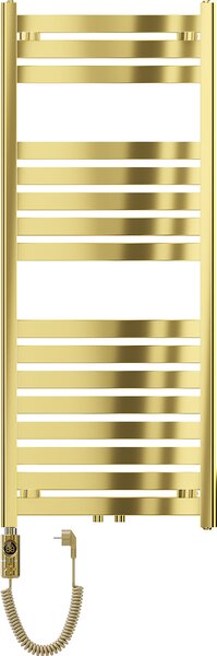 Mexen Uran, elektrické topné těleso 1200 x 500 mm, 600 W, zlatá lesklá, W105-1200-500-2600-50