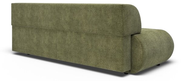 Rozkládací třímístná pohovka s úložným prostorem SURREY - khaki