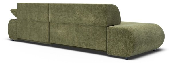 Rozkládací rohová sedačka s úložným prostorem SURREY 1 - khaki, pravý roh