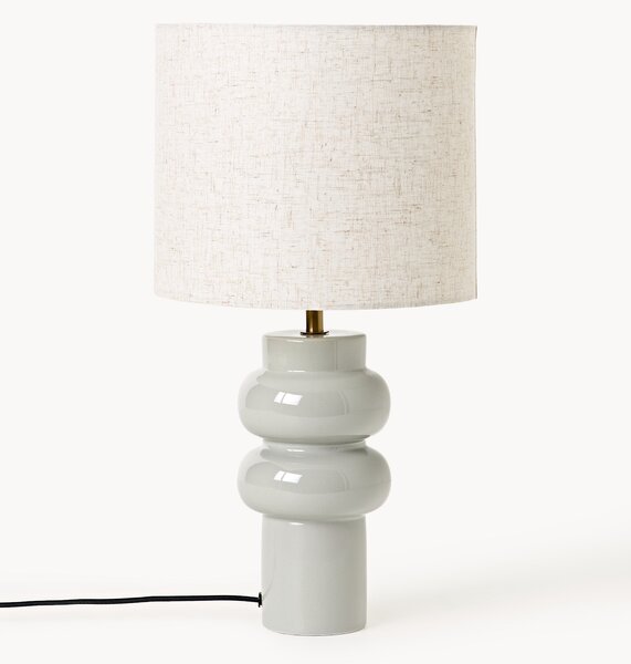 Velká stolní lampa z keramiky Christine