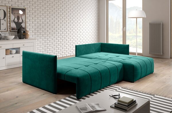Designová sedací souprava ILONIE - zelená