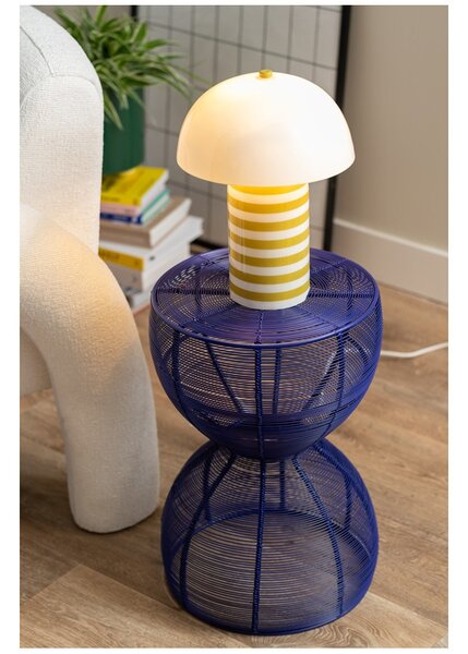 Leitmotiv Stolní designová kovová lampa 2397YE, žlutá