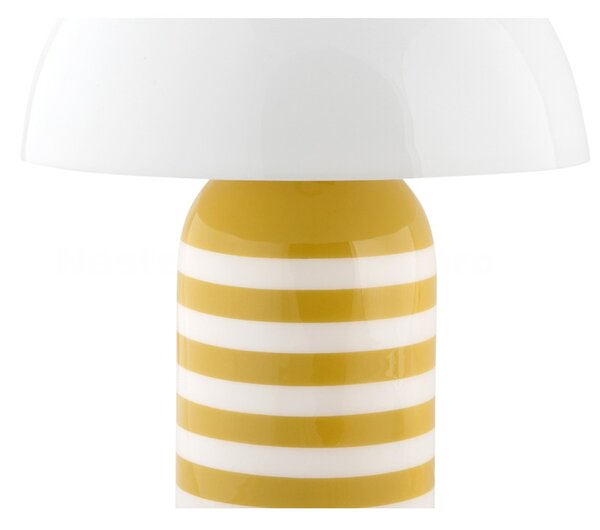 Leitmotiv Stolní designová kovová lampa 2397YE, žlutá