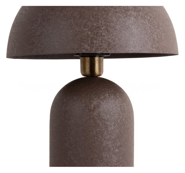 Leitmotiv Stolní designová kovová lampa 2139BR, hnědá