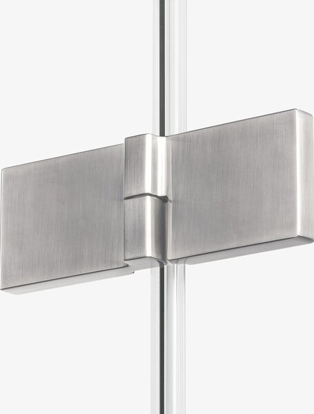 New Trendy Avexa Nickel Brushed sprchový kout 90x90 cm čtvercový nikl kartáčovaný/průhledné sklo EXK-8509