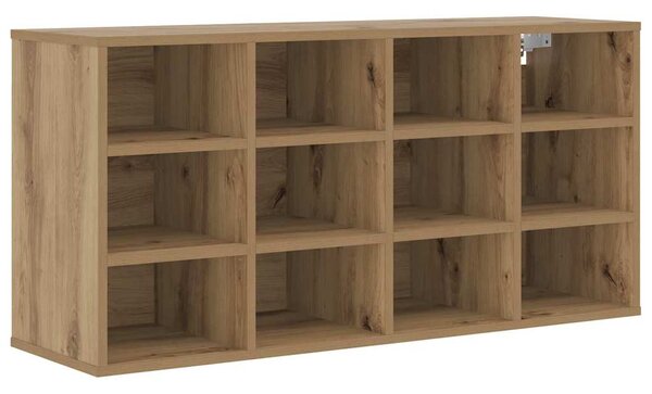 Skříň na obuv 103 x 30 x 51 cm Kompozitní dřevo Artisanový dub