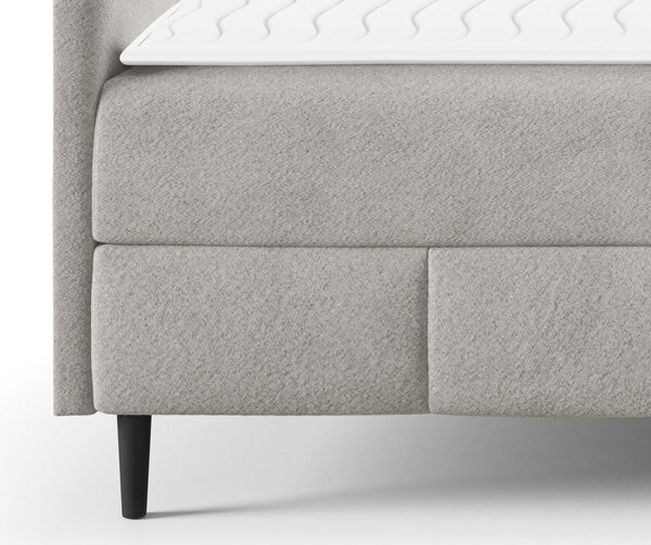 Hotelová manželská postel 160x200 NEWSOMS 2 - béžová + topper ZDARMA