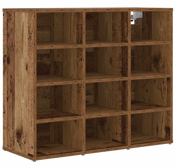 Skříň na obuv 77,5 x 30 x 67 cm Kompozitní dřevo Staré dřevo