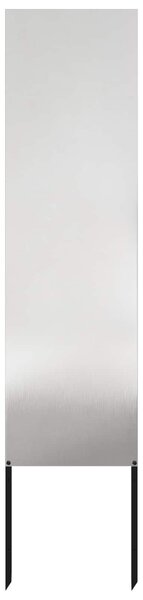 Soukromí na zahradě Řezací Stříbrná 32 x 140 cm Nerezová ocel