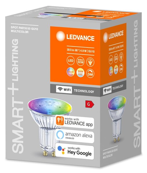 Chytrá WiFi LED bodovka GU10 5W SPOT, nastavitelná bílá