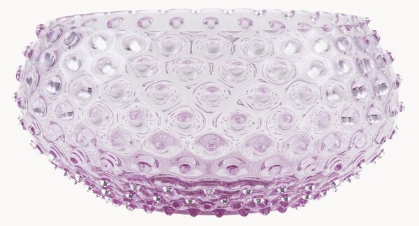 Ručně foukaná servírovací mísa Hobnail