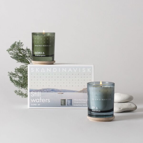 Skandinavisk Dárková sada svíček Still Waters - 2 ks SDK198