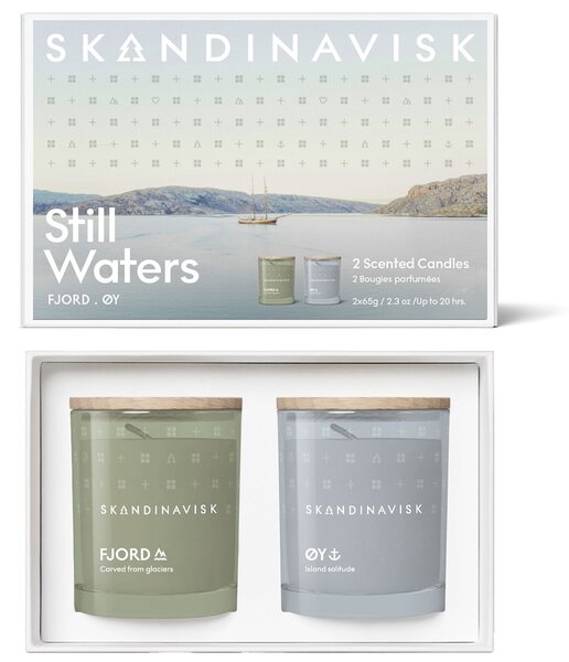 Skandinavisk Dárková sada svíček Still Waters - 2 ks SDK198