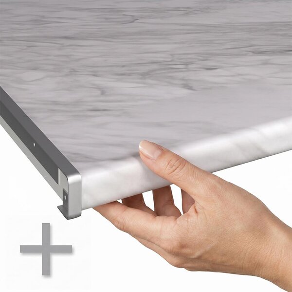 Spodní skříňka kuchyňské linky Vicco R-Line Černý beton/Antracit 100 cm pracovná doska Mramor, Model 71581