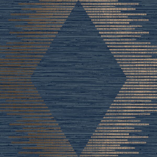 Modrá geometrická vliesová tapeta na zeď, 120721, Vavex 2025