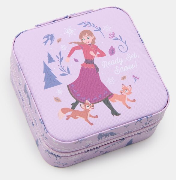 Sinsay - Šperkovnice z imitace kůže s přihrádkami Frozen - levandulová