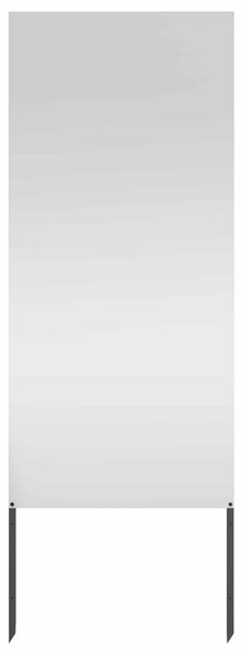 Soukromí na zahradě Stříbrná 50 x 140 cm Pozinkovaná ocel
