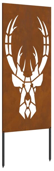 Soukromí na zahradě Rezavá 50 x 140 cm Povětrnostně odolná ocel