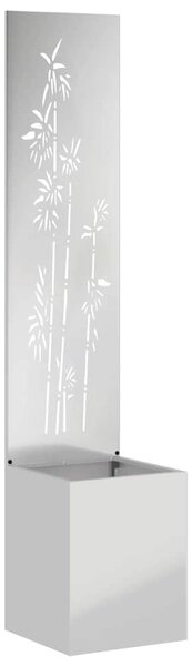 Soukromí na zahradě Stříbrná 32 x 150 cm Pozinkovaná ocel