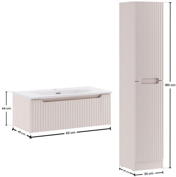 Sada skříňka Comad Nova Cashmere NOVA CASHMERE 80-35-1D1DK, skříňka Comad Nova Cashmere NOVA CASHMERE 82-80-40-1S, SKY 3 80CM DP (E-8099-3-80)