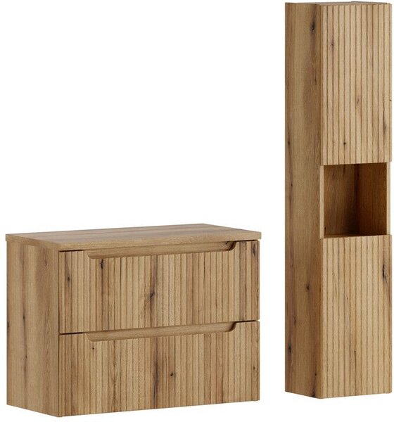 Sada skříňka Comad Nova Coast Evoke NOVA COAST EVOKE 82-80-40-2S, skříňka Comad Nova Coast Evoke NOVA COAST EVOKE 80-30-2D, NOVA OAK A 89-80