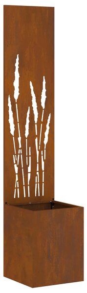 Soukromí na zahradě Rezavá 32 x 150 cm Povětrnostně odolná ocel