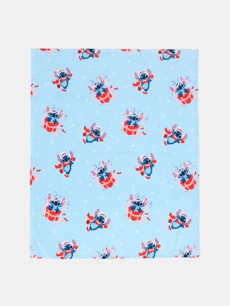 Sinsay - Dětská vánoční deka Stitch - modrá